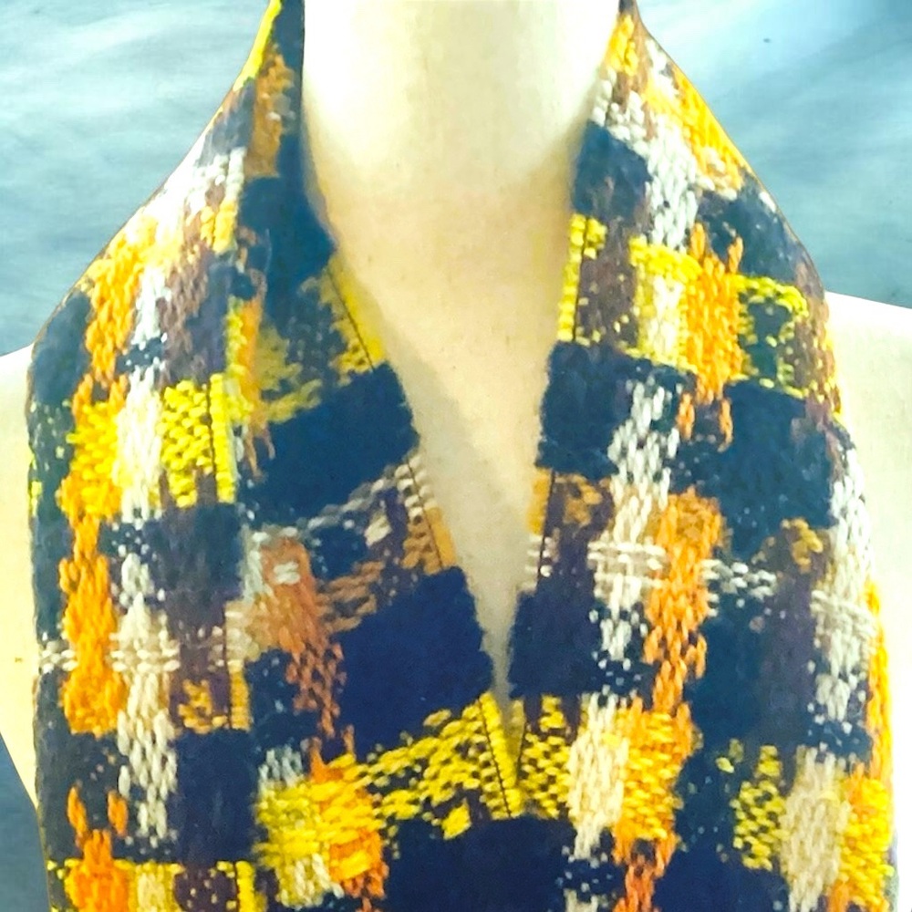 Boucle Scarf, Hand Woven, 9x65”